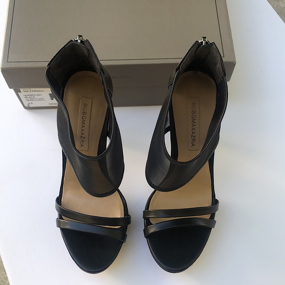 BCBG MaxAzria  Black Platform Sandals - Picture 8 of 10